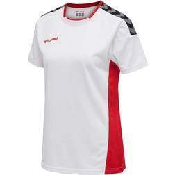 Hummel Authentic Poly Jersey Women - White/True Red