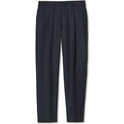 Morris Philip Pinstripe Suit Trousers - Navy