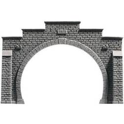 Noch 48052 PROFI plus TT Tunnel portal 2-track HR foam prefab, Painted