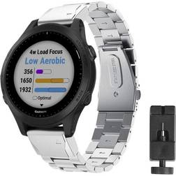 CaseOnline Stainless Steel Armband for Garmin Forerunner 945