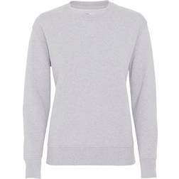 Colorful Standard Sweatshirt Col Rond Organic Snow Melange - Gris