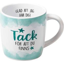 Joker Tack för Att Du Finns Mugg 30cl