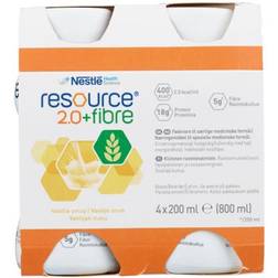 Resource 2.0 fibre med vaniljsmak 4x200 ml