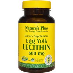 Nature's Plus Egg Yolk Lecithin, 600 mg (90 Veggie Caps)