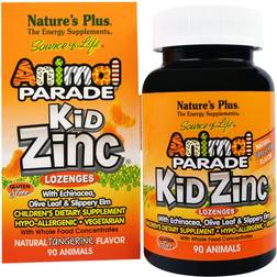 Nature's Plus Animal Parade KidZinc Lozenges Tangerine 90 Animal Shaped Lozenges