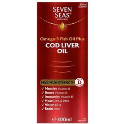 Seven Seas Extra Strength Cod Liver Oil 300ml wilko