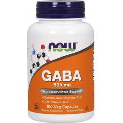 Now Foods GABA 500 mg 100 Caps 100 pcs