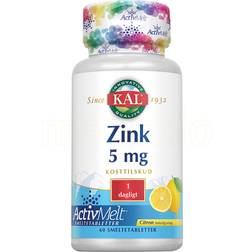 Kal Zink 5 mg 60 smeltetabletter