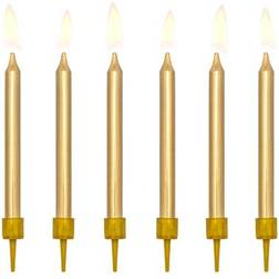 PartyDeco 6 Candles Gold