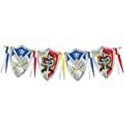 Folat Knights Party Bunting Shields 6 metres Long