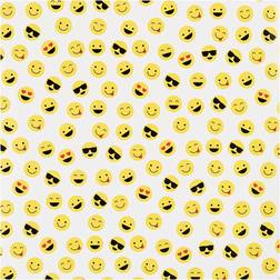 Creativ Company Gavepapir, smiley, B: 57 cm, 80 g, 150 m/ 1 rl