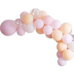 Ginger Ray Kit Arche de 60 Ballons Pêche et Rose Mat