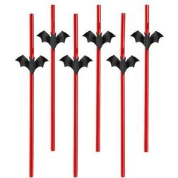 PartyDeco Cannucce A Pipistrello 6 Pezzi Multicolore