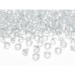 PartyDeco Kristalldiamanter Klar 100-pack