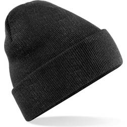 Beechfield Soft Feel Knitted Winter Hat - Charcoal