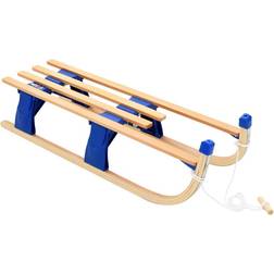 vidaXL Traîneau pliable en bois 110 cm