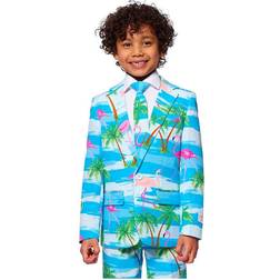 OppoSuits Mr. Flamingo til børn 2 4 år (92-98cm)