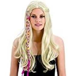 Wicked Costumes Hippie Paryk kvinde BLOND