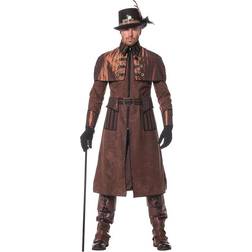 Wilbers Karnaval Steampunk Miesten Deluxe Naamiaisasu