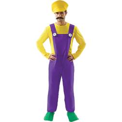 Orion Costumes Mens Bad Plumber Retro 80s Video Game Costume