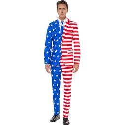 OppoSuits Kostume Mr. USA Flag mand Suitmeister XL (58)