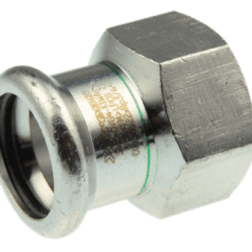 VSH overgang muffe/muffe 22 mm X 1/2 syrefast