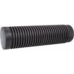 Uponor IQ regnvandsrør 560/491mm, DN500, sort PP SN8, 3 mtr. med muffe