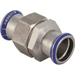 Geberit mapress rustfrit union med omløber i kromnikkelstål: d=22mm, g=1