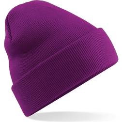 Beechfield Soft Feel Knitted Winter Hat - Magenta