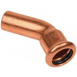 Sanha kobber Cu press bøjning 15 mm 45º med en muffe