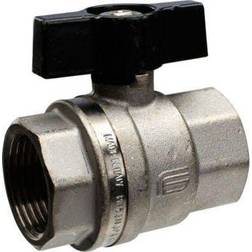 Mercury TEA 1/4'''' kugleventil. Muffe-muffe med T-greb