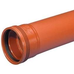 Wavin 110 x 6000 mm PP-kloakrør med muffe, klasse S SN8, EN 1852