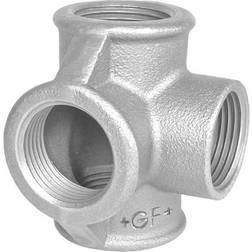 +GF+ Georg-Fischer Tee galvanized side outlet 1