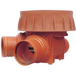 Uponor PP rense- & inspektionsbrønd 600/200mm T4 lige gennemløb og H tilløb