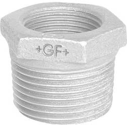+GF+ nippelmuffe galvaniseret blødstøbt