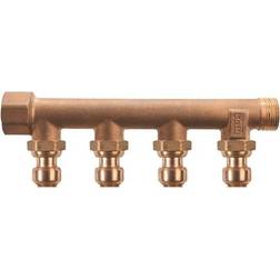 Roth Danmark manifold 4 outlets x 15 mm insert gunmetal