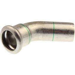Vsh Bøjning 45° Muffe/nippel 22 Mm Syrefast