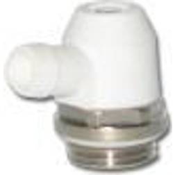 PETTINAROLI Aftapklep for radiator turnable white/chromium plated 1
