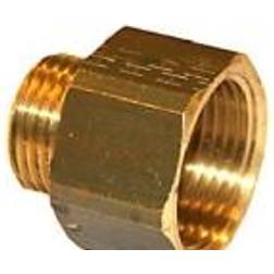 Ezze spidsmuffe 3/4'' 3/8'' Messing