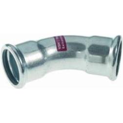 VSH bøjning 45° muffe/muffe 76,1 mm fz