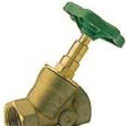 BROEN 1.1/4" Friløbs stopventil med aftap