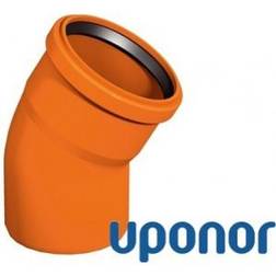 Uponor PP bøjning 45° 110mm