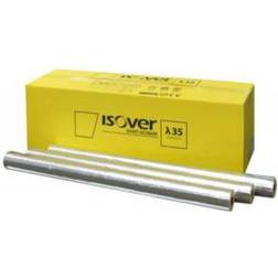 Isover Climpipe Section Alu 2 (TapeLock rørskål) 48x20 mm, 1,2mtr. M/alu-folie, max. 500°C