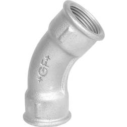 Bøjning 45° Galvaniseret Lang Muffe/muffe 1