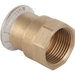 Geberit 22 mm x 1" Overgang CU muffe/muffe Mapress