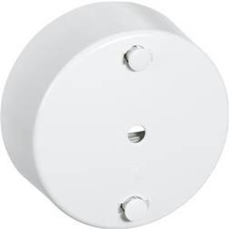 Schneider Electric LK – Clips-roset Ø80 med 3 dobbelte klemmer (uden jord) koksgrå