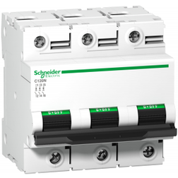 Schneider Electric Automatsikring C120N C 3P 100A 10kA