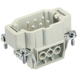Harting Han e 06 pos male insert screw