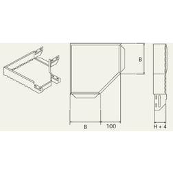 Wibe Corner piece 90 400mm