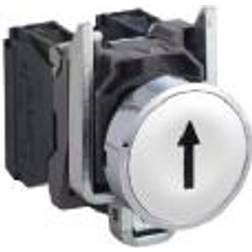 Schneider Electric Tryk hvid M/SORT pil XB4BA3341